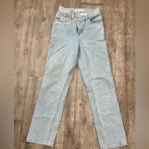 criss cross the 90s straight ultra high-rise jeans Abercrombie